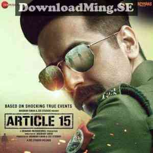Article 15 2019 MP3 Songs